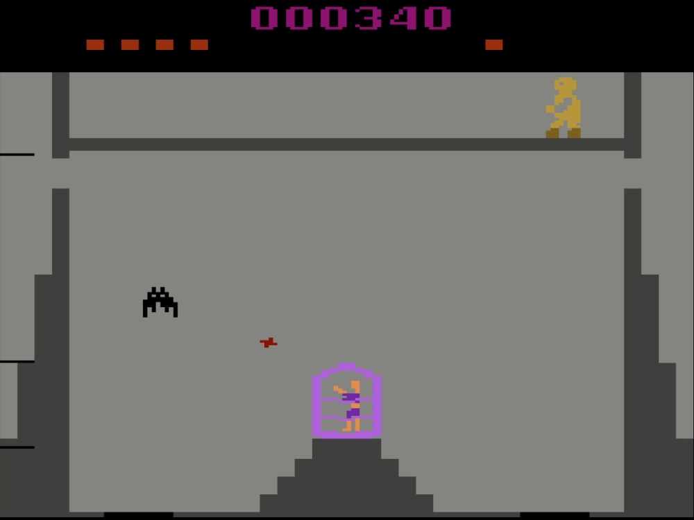 Gameplay of Tomarc the Barbarian for Atari 2600